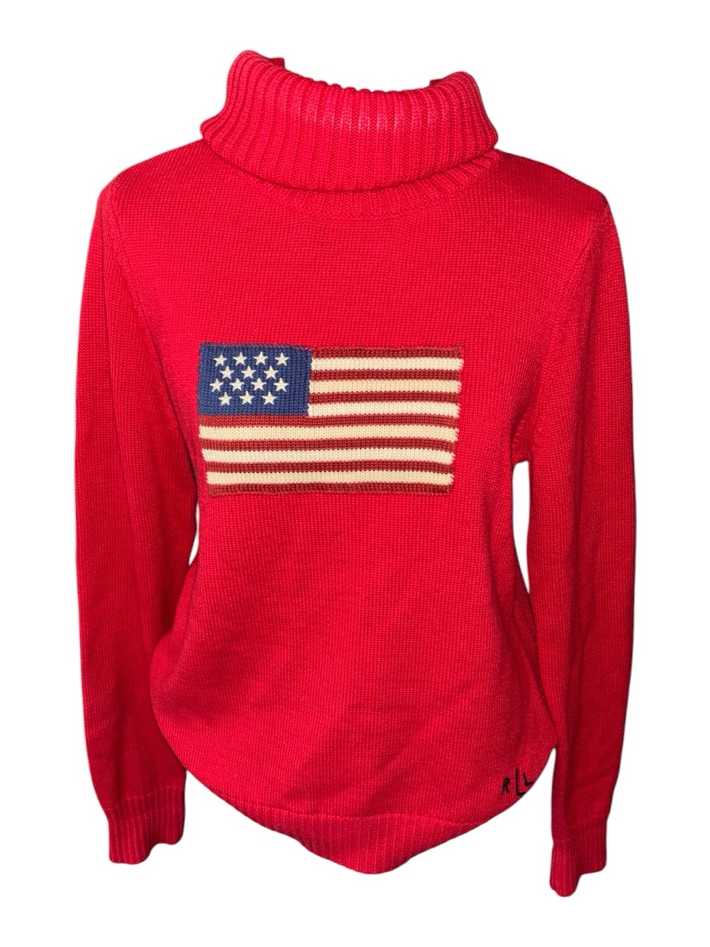 Lauren Ralph Lauren flag sweater L